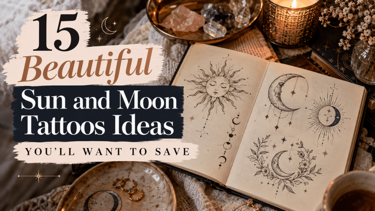 15 Beautiful Sun and Moon Tattoos Ideas You’ll Want to Save